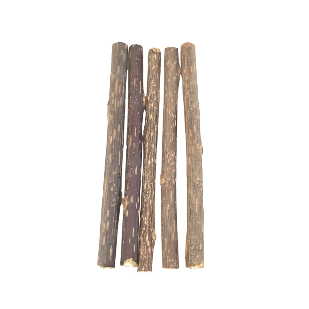 

5pcs Pet Teething Stick Natural Catnip Mint Snacks Log for Cats Cleaning Teeth Tartar Stress Relief Wooden Toy