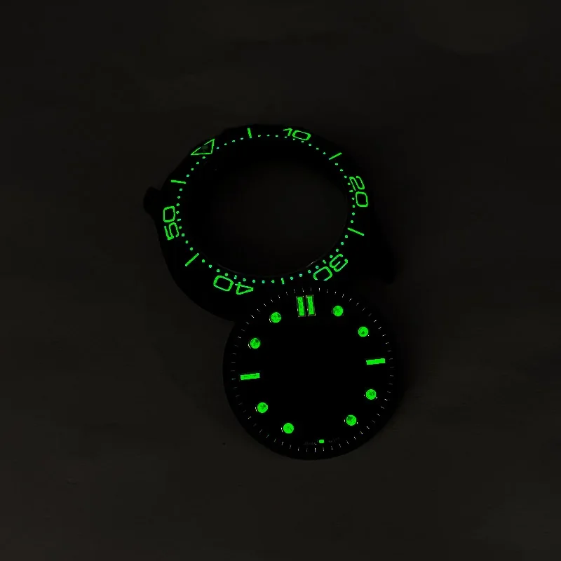 316L Stainless Steel Watch Case Strap Band Luminous Watches Dials for NH35 NH36 Movement For Seamaster 300 Parts Accessories