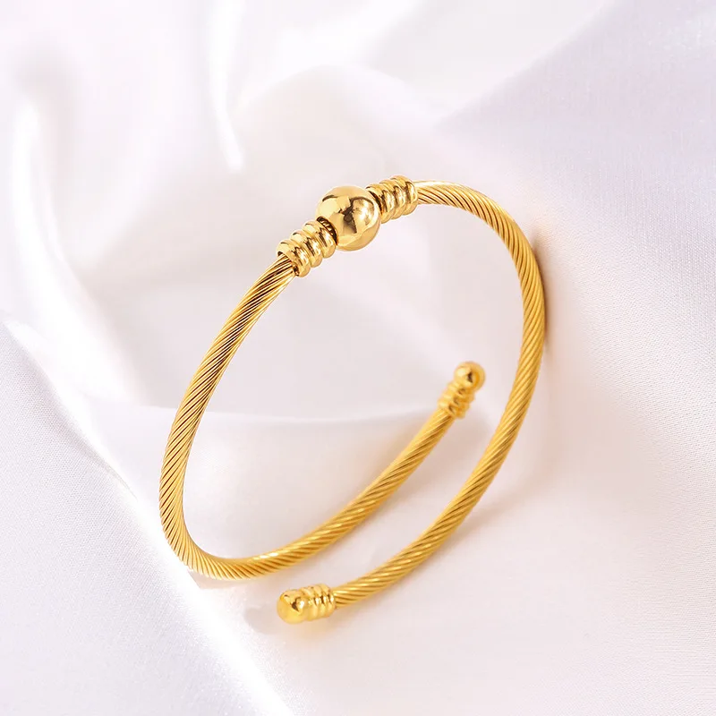 

Bracelet Love Cross Bead Girl High-grade Personality Ing Wind Simple Do Not Fade Wedding Jewelry Women 2024 Gold Pulceras