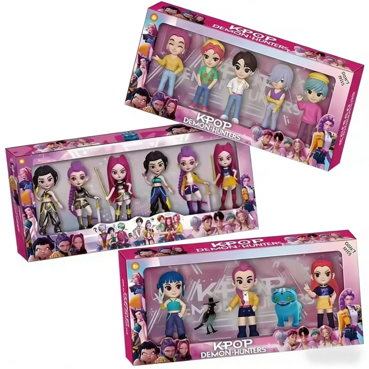 Nouveauté 2027 Kpop Devil Hunter Rumi Zoe Mira, figurines d'anime en PVC, collection de personnages, bibelots de bureau, cadeau de Nouvel An pour enfants