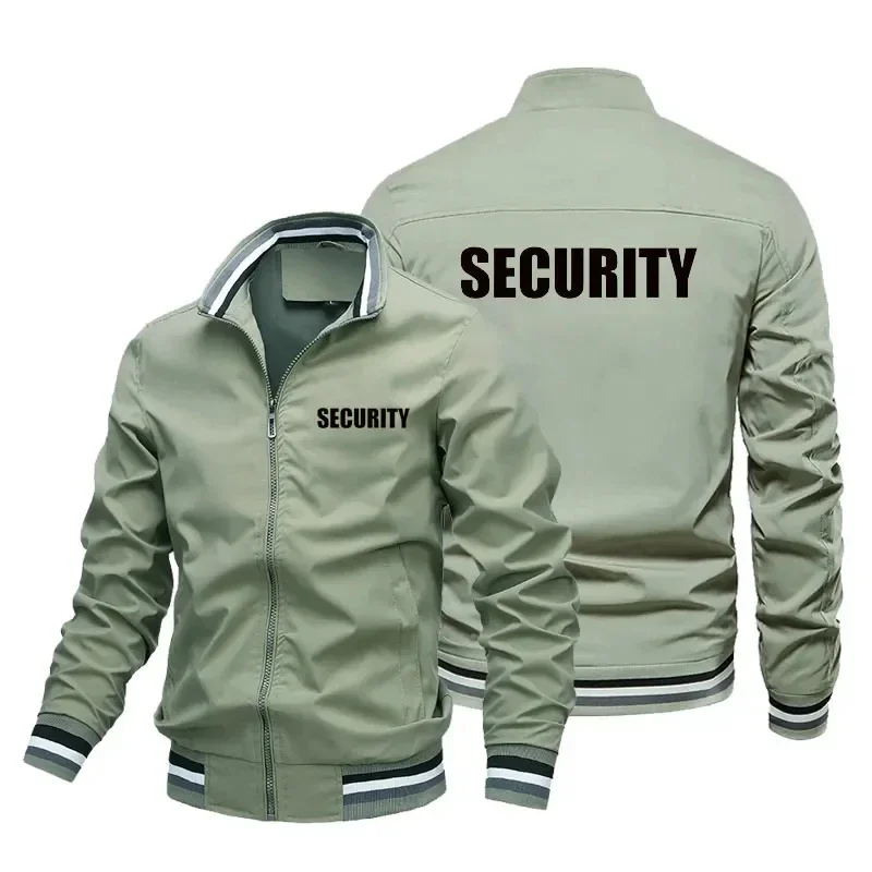 Men's Spring and Autumn New Windproof Military Pilot Jacket with Advanced Printed Design Business Leisure Outdoor Fishing Jacket