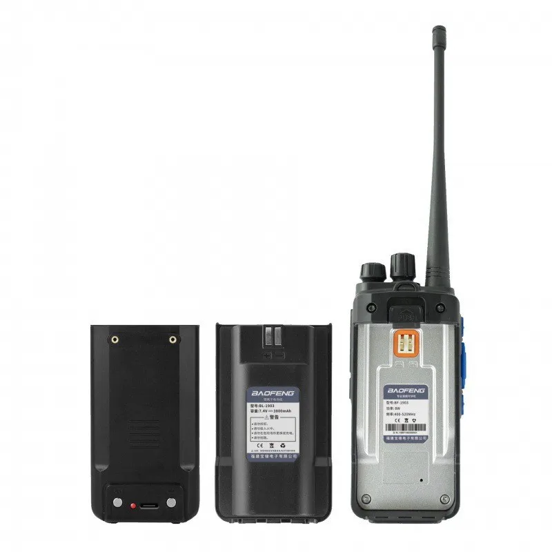 Bf-1903ไร้สาย Civil walkie-talkie สื่อสารครอบคลุมถูกนำมาใช้อย่างกว้างขวางในไซต์เครนทาวเวอร์ห้างสรรพสินค้า