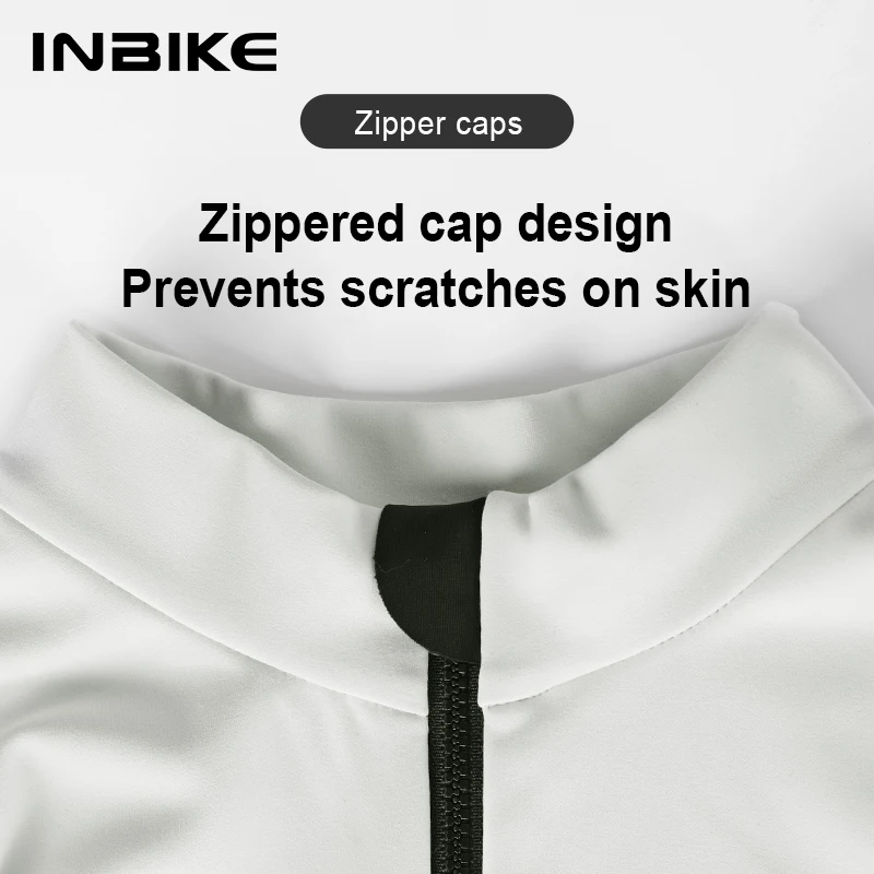 INBIKE New Fleece Cycling Clothing Men\'s Autumn and Winter Warm Long-sleeved Road Bicycle Jacket Outdoor Sports Shirt