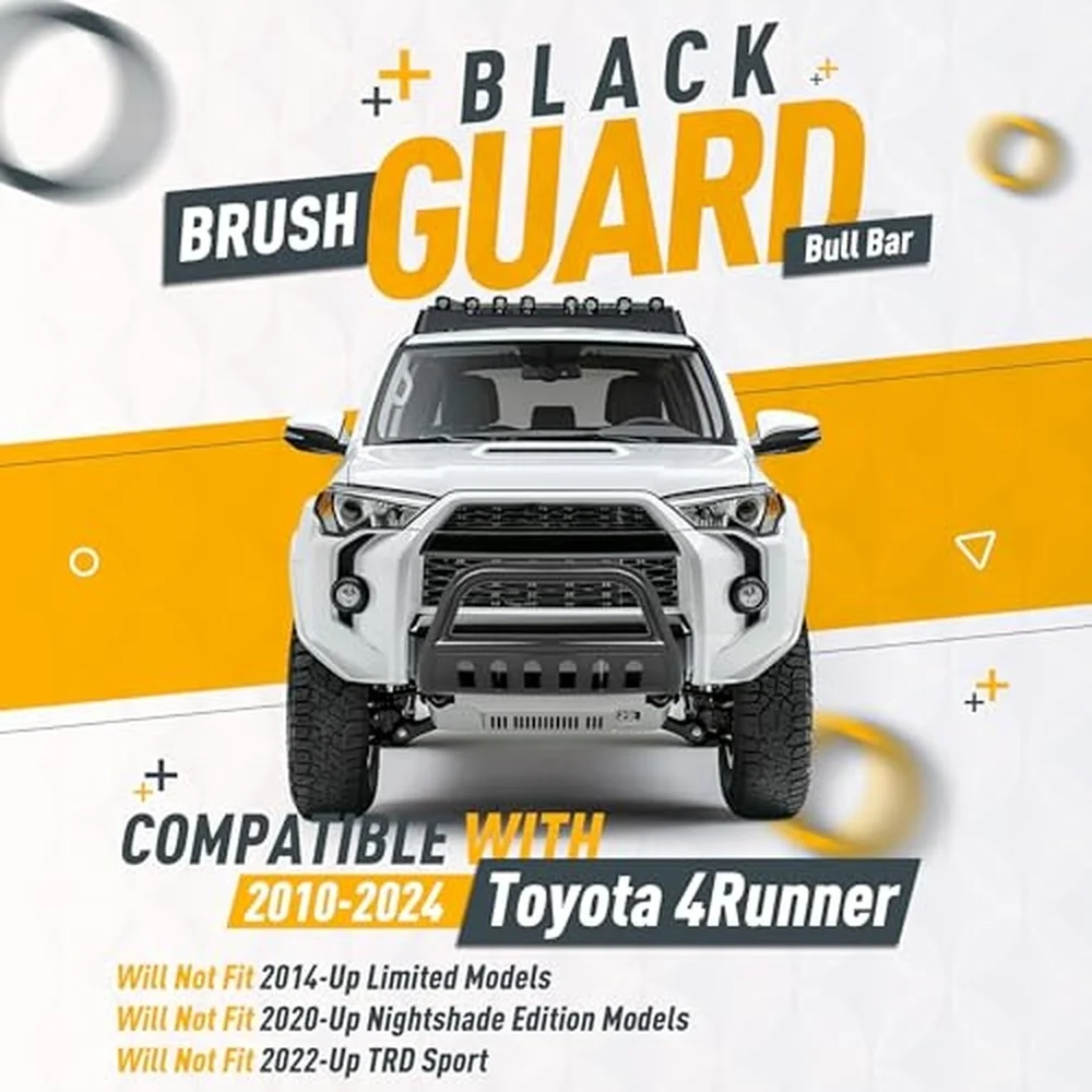 Bull Bar Compatible with 10 24 4Runner