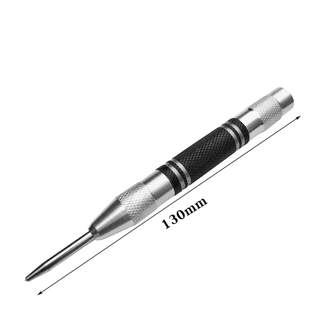1PC Automatic Center Punch Center Hole Punch Machinists Carpenters Tool Wood Press Dent Marker Woodwork Tool Drill Bit
