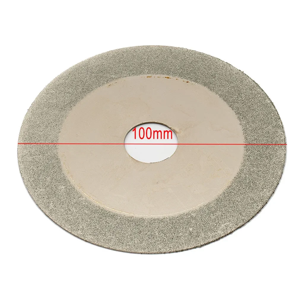 Power Tool Glass Cutting Disc Workshop Equipment 100mm Diameter 1pc 4inch For 100 Type Angle Grinder Silver Color