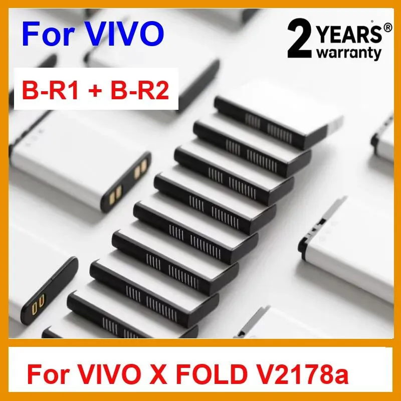 For Vivo X Fold V2178a 2300Mah Mobile Phone Battery Safe And Reliable B-R1 + B-R2