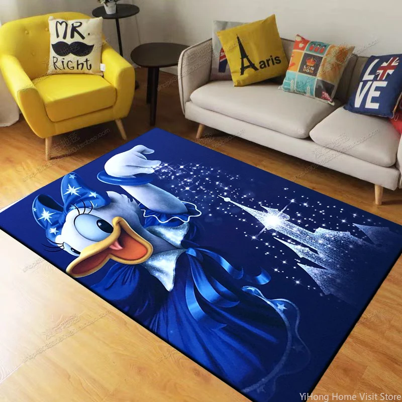 Donald Dunk 3D Area Rug,Carpet for Home Living Room Non-slip Bathroom Entrance Mat Sofa Doormat Kitchen Decoration Kid's Gift