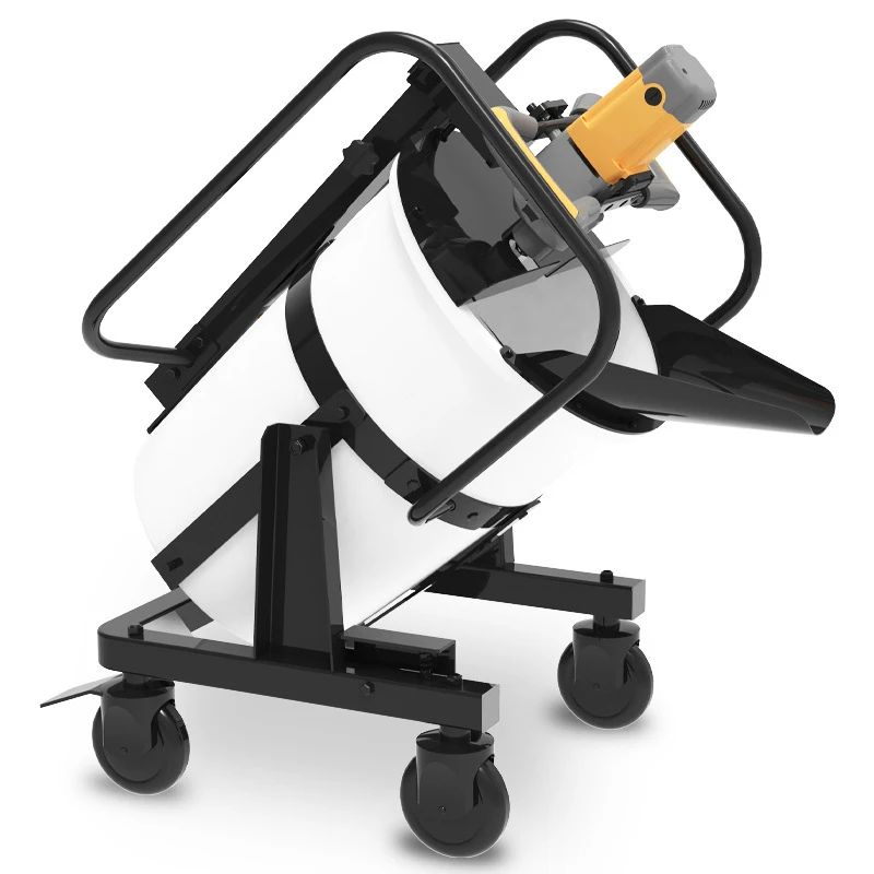 100L Self-leveling Mortar Concrete Mixer Machine Mobile Small Mixing Station Self-falling mixing circulation operation