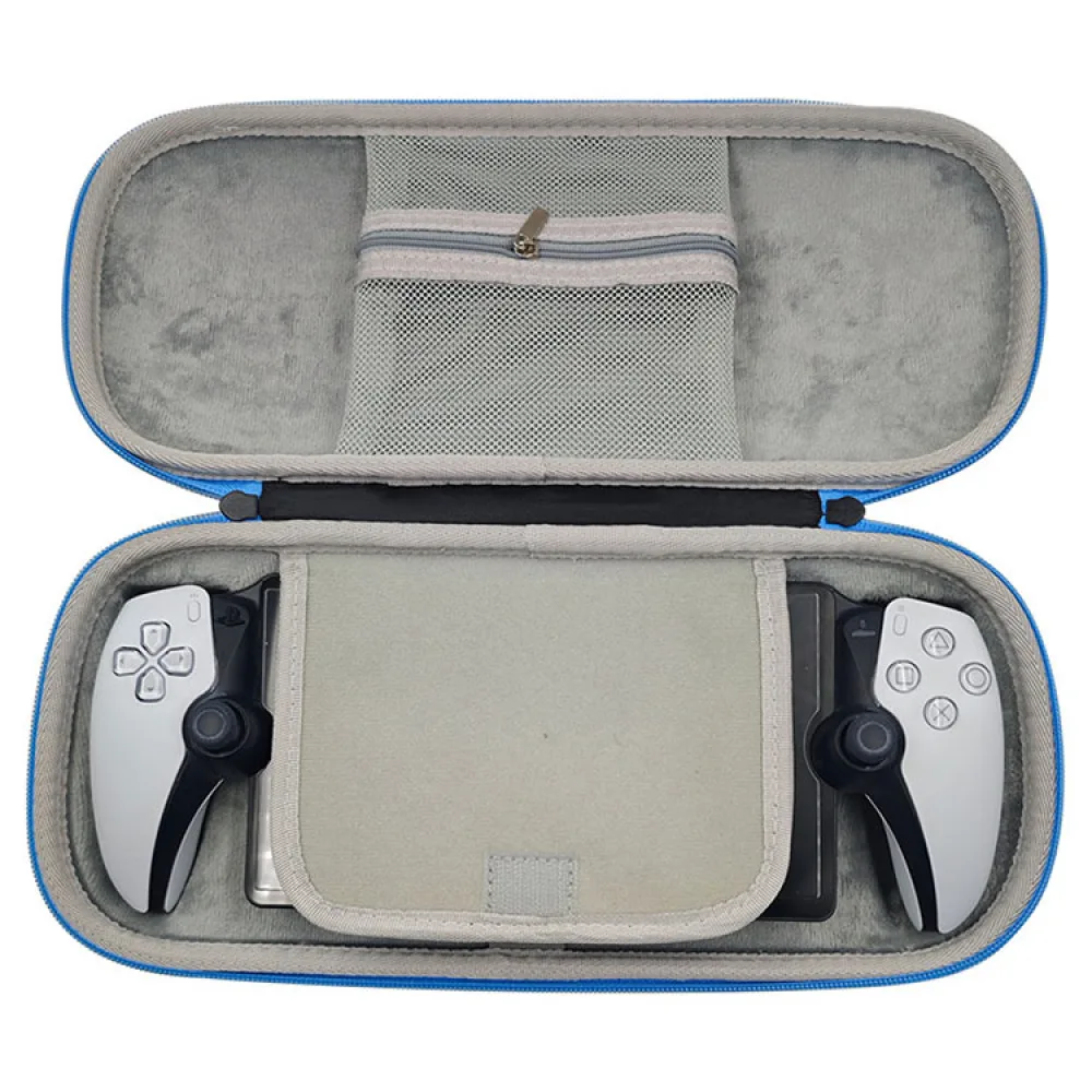 Black Hardshell Streaming Handheld‌ Storage Bag Shockproof Outdoor Travel Carrying Case for PS-Portal Remote Play Handheld