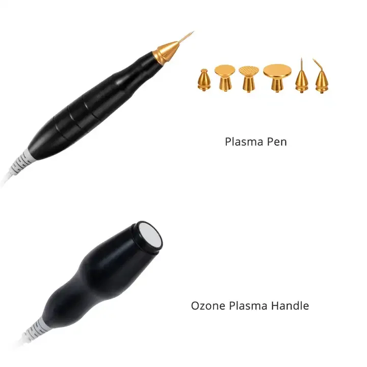 Machine de soin du visage au plasma 2 en 1 pour le traitement de l'acné des grains de beauté et le rajeunissement de la peau