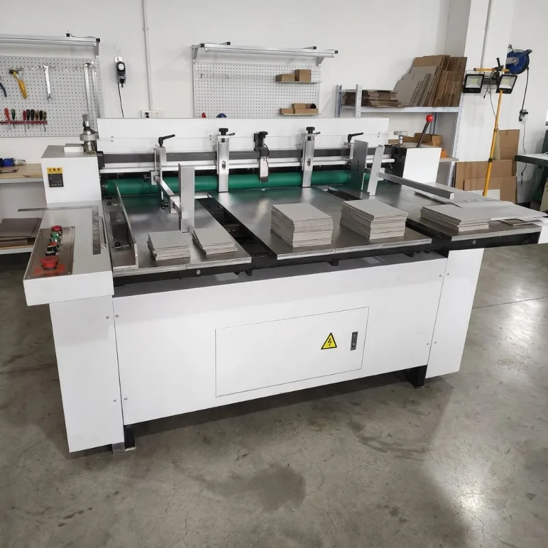 【Industrial】Automatic Calendar Book Hard Board Sheet Slitter Cutter Machine Grey Board Chipboard Rigid Board Slitting Cross Cutt