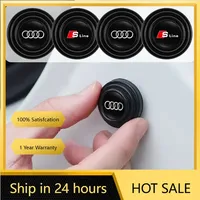 2025 Hot Car Door Shock Absorber Gasket Anti-collision Sticker Pad For Audi Quattro Sline A1 A3 A4 A5 A6 A7 A8 Q2 Q3 Q5 Q7 Q8 TT