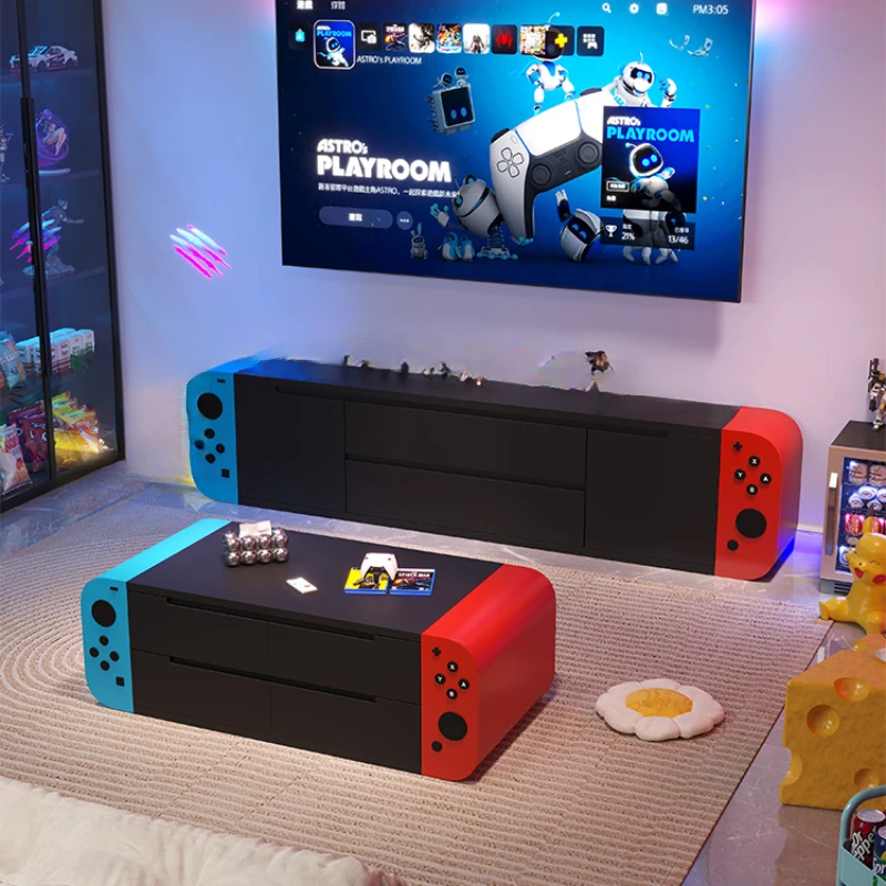 

Coffee table, TV cabinet, storage cabinet, e-sports room, e-sports girl