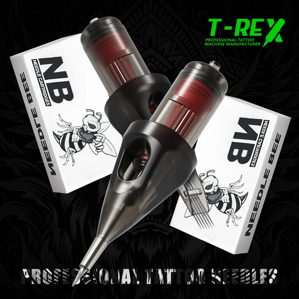 

T-Rex NB игла для тату-картриджа RS RM M1 RL одноразовая игла для дезинфекции макияжа и безопасная игла для татуировки 0,35 мм
