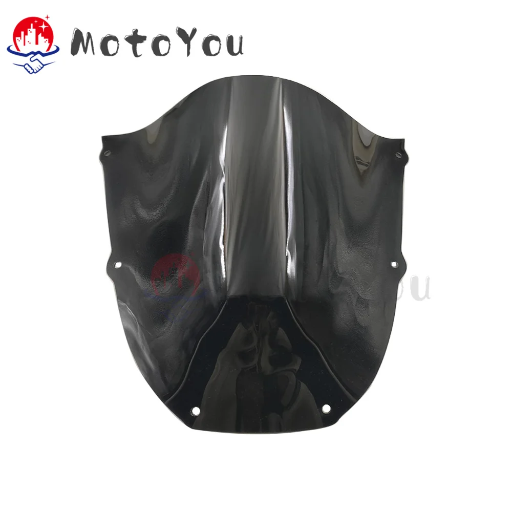 Double Bubble Windscreen for Yamaha YZF1000R YZF 1000R Thunderace 1996-2005 Motorcycle Windshield Black Wind Touring Shield