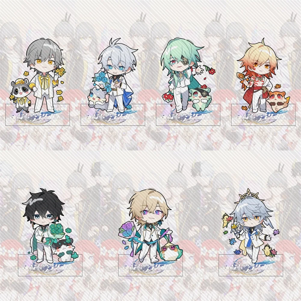 

10CM Charm Anime Honkai: Star Rail Acrylic Stand Model Cosplay Characters Ornament Accessories Good Collection Gifts