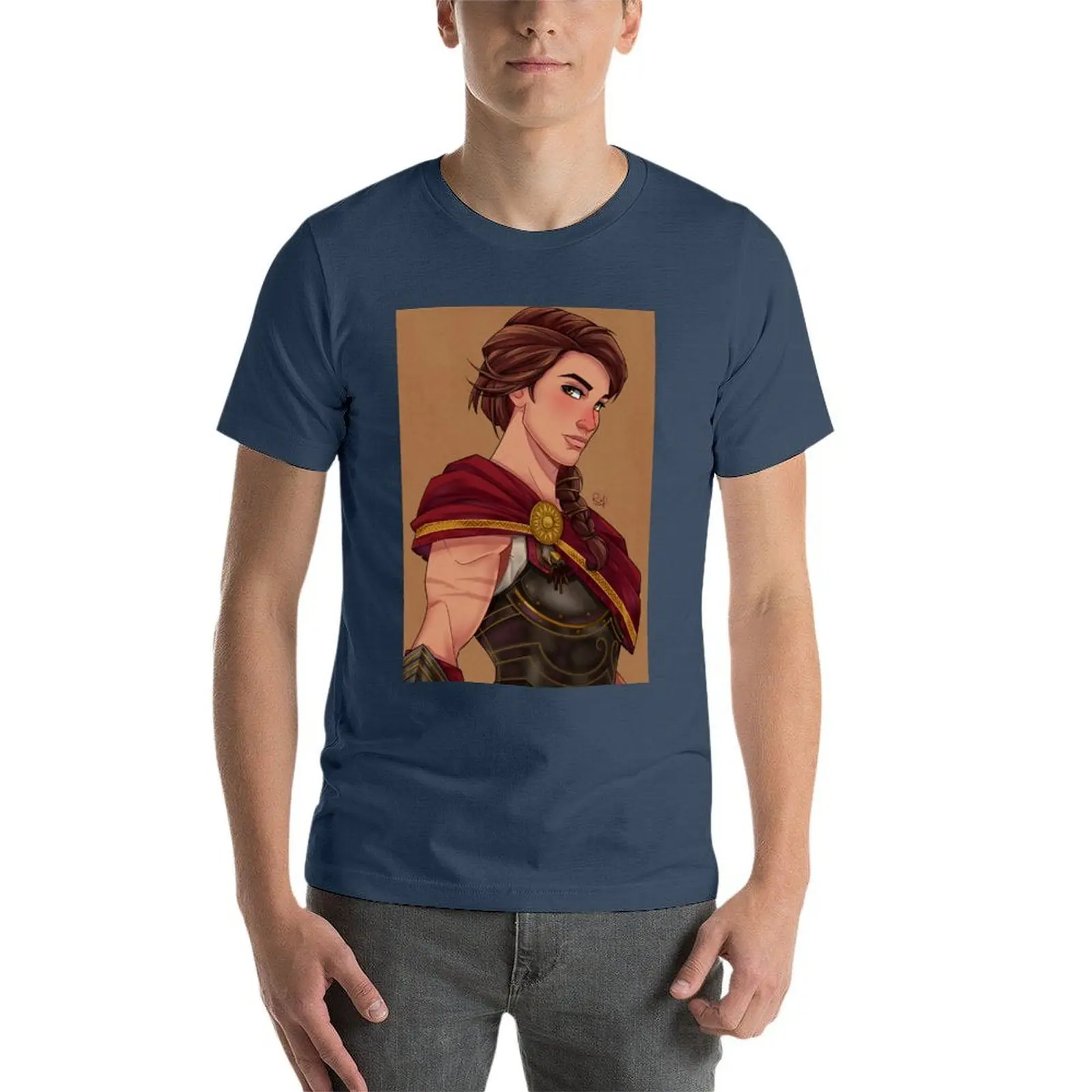 تي شيرت كاساندرا للرجال تي شيرت برسوم جرافيك للرجال تي شيرت قطن 100% #4