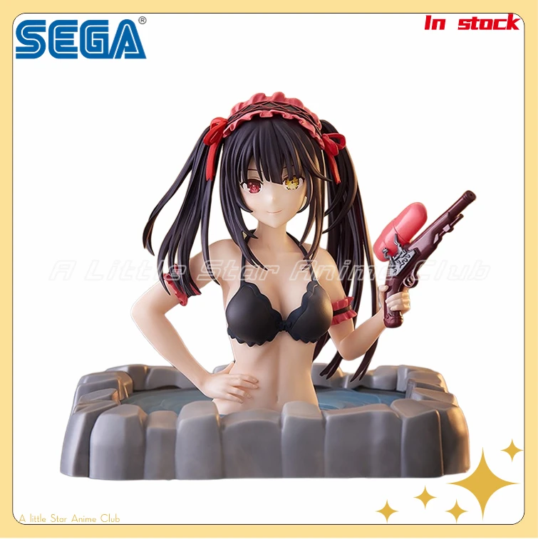 

In Stock Original SEGA Hot Spring Park DATE ALIVE IV Kurumi Tokisaki Water Gun Animation Figure Model Collection Toys