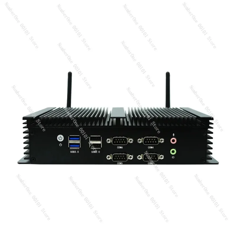 Fanless Mini Industrial Computer, i3 i5 i7 Embedded Small PC Host, Industrial Control PC for Automation