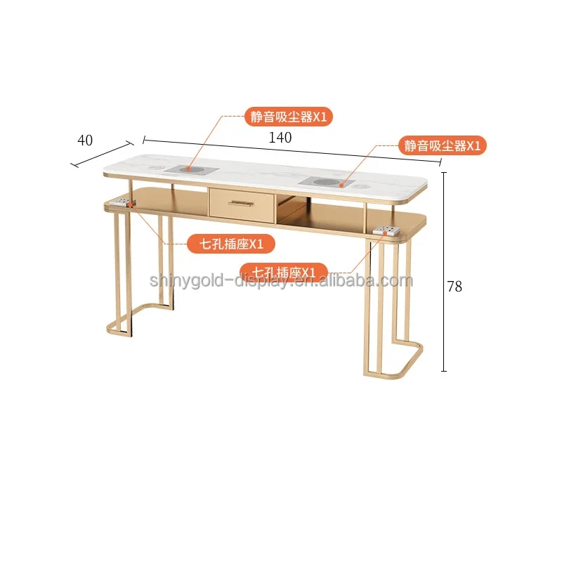 Großhandel Maniküre-Schreibtisch, Kundentisch für Nagel, Schönheitssalon, Möbel, Maniküre-Tisch und Stühle, Sets und Trolley, individuelles Holz