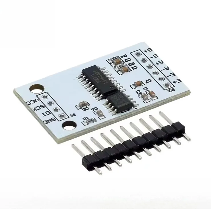 HX711 24-Bit ADC Module Dual-Channel Load Cell Sensor with TL431 External Voltage Reference for Arduino