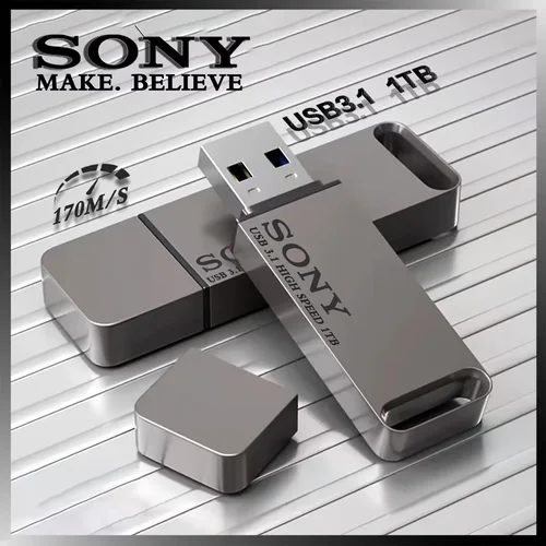 Imagen 2 del producto Sony 2TB USB 3.1 tipo C unidad Flash de alta velocidad disco U de Metal memoria impermeable para transferencia de datos de teléfono PC