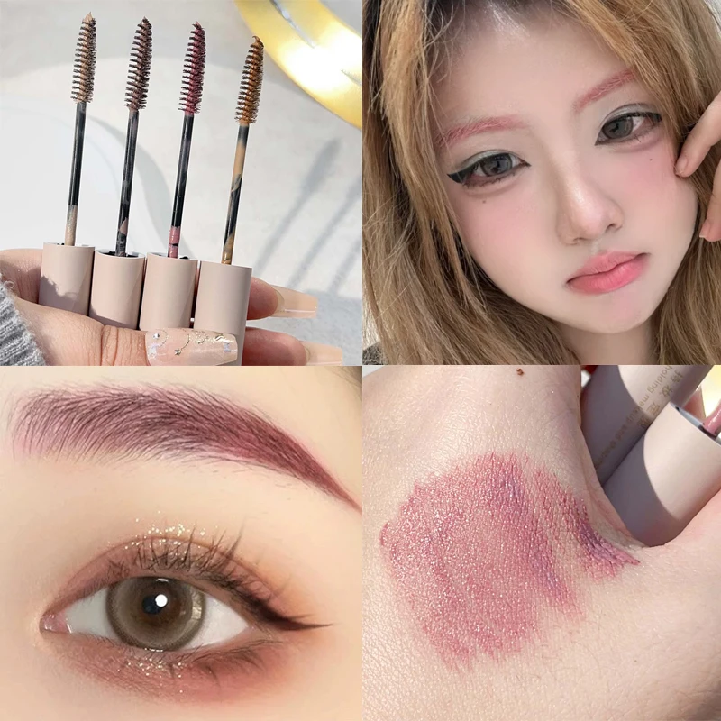 Tea Brown Eyebrow Enhancers Cream 4 Colors Natural Liquid Dyeing Eyebrow Tattoo Pigment Long Lasting Tint Dye Eyebrow Gel Makeup