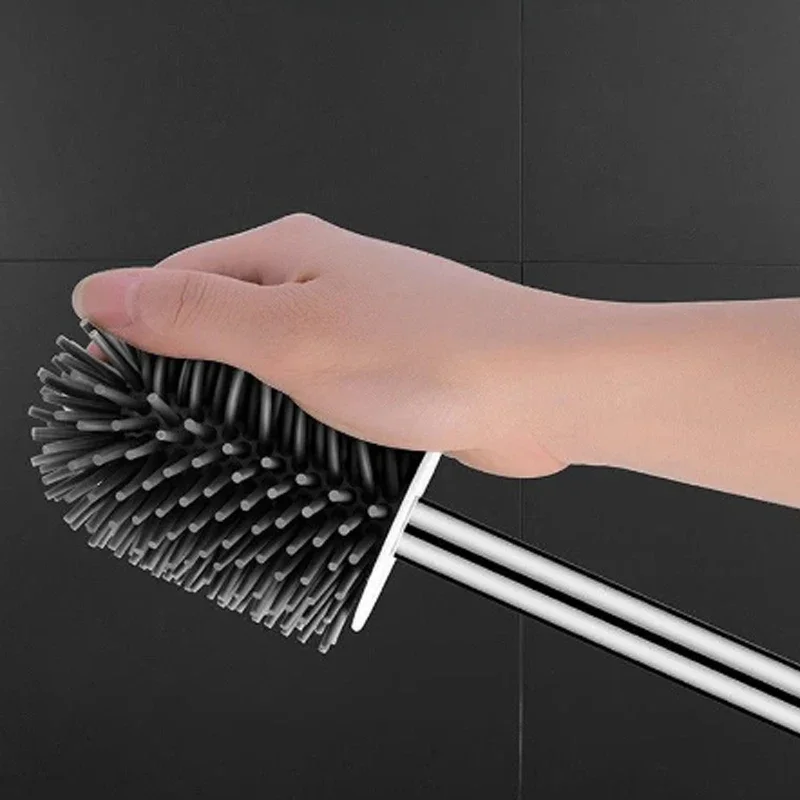 Youpin-トイレブラシ用ハンギングシリコン掃除機,長いハンドルセット,家庭用品,バスルーム用の毎日の掃除ツールアクセサリー