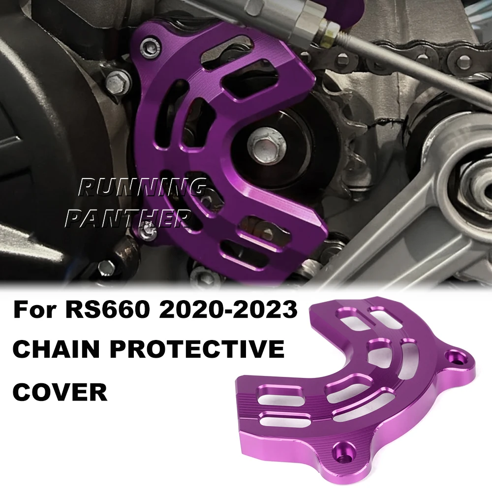 

Motorcycle chain protective cover For Aprilia RS660 2020 2021 2022 2023 RS 660 Front Sprocket Motorcycle Sensor Protection Cover