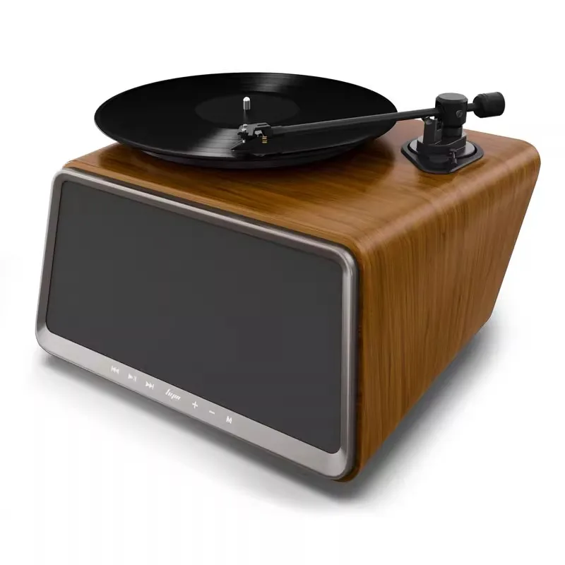 

Vinyl record player Bluetooth stereo integrated retro phonograph