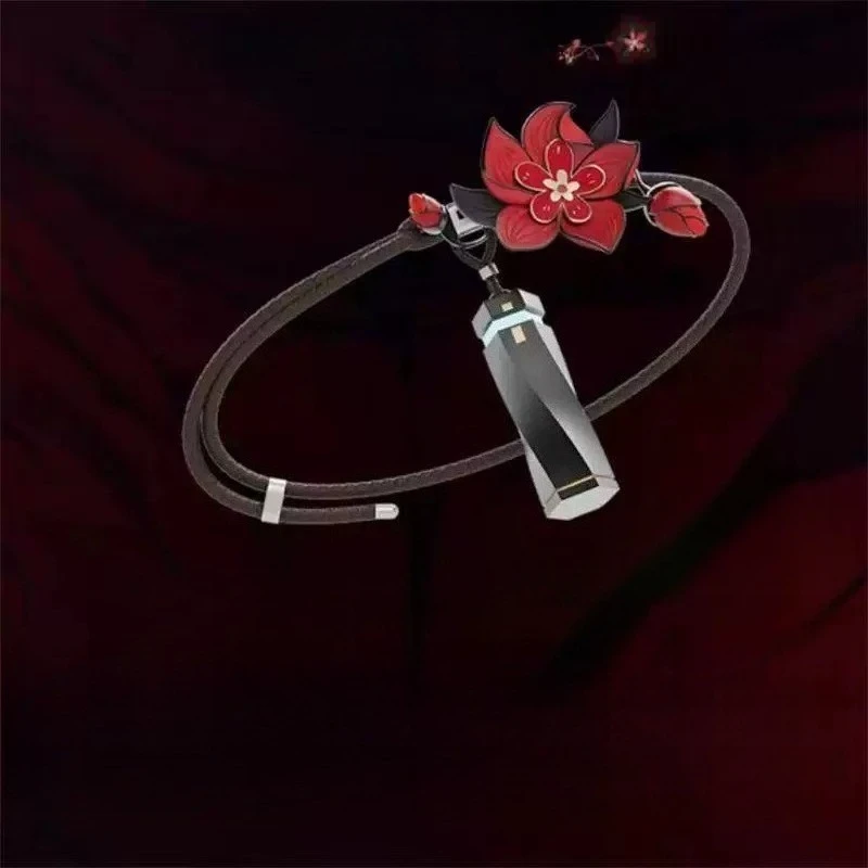 Camellya Bracelet Game Wuthering Waves Flower Leather Rope  Fashion Bangles Jewelry Accessories Cospaly Doujin Gifts for Women