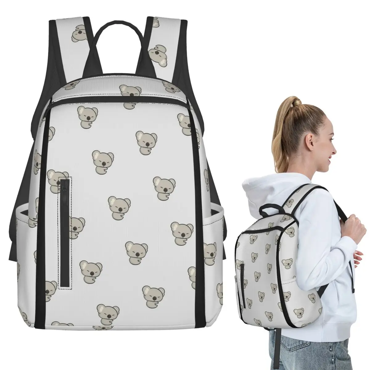 Chuck E Cheeses Pizza Time Theater (24) Backpack Student BookBag Boys Girls School Bag Laptop Shoulder Bags Men Women
