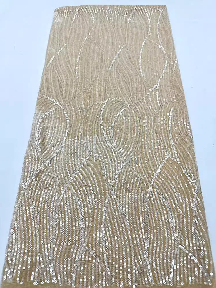 

Новая мягкая бархатная ткань (1 ярд), ткань для свадебных платьев и ципао, материал для одежды с вышивкой пайетками в форме ивы.