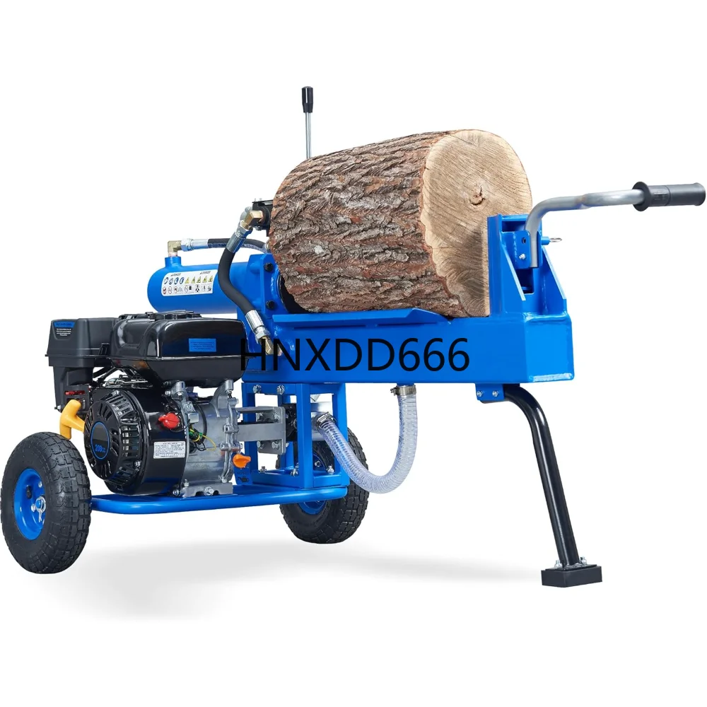 

20 Ton Portable Gas Log Splitter, 7HP Engine Wood Splitter with Rapid Auto Return Hydraulic Pump, Horizontal Full Beam Steel Wed