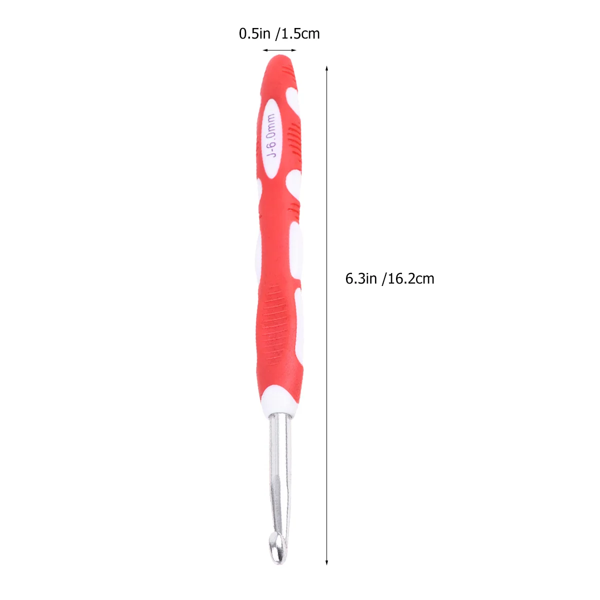 

9pcs Aluminum Crochet Hooks Knitting Needles DIY Sweater Weaving Two-color Plastic Handles Non-slip Ergonomic Beginner