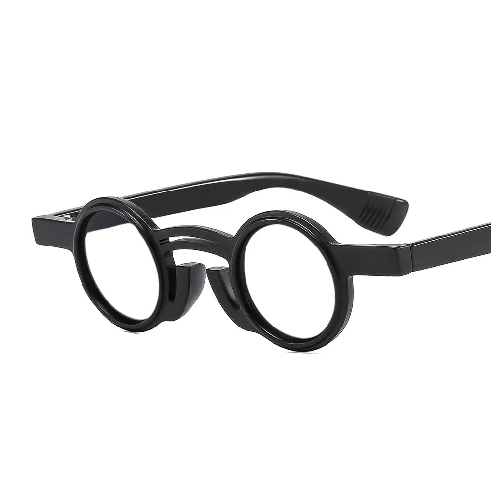 R56503 إطار صغير مستدير الشرير نمط نظارات للقراءة + 100 + 200 + 300 الرجال النساء العصرية الراحة طويل النظر نظارات
