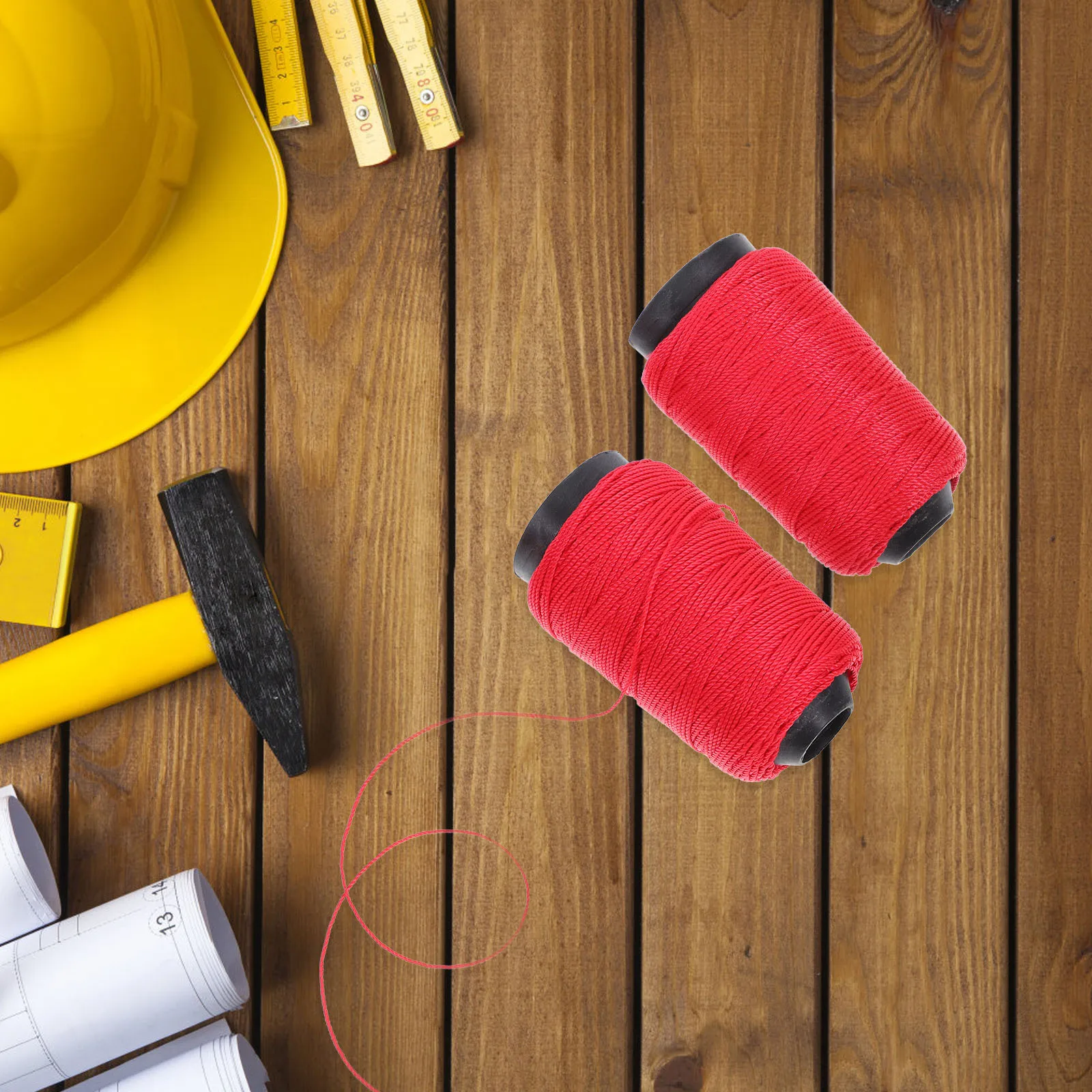 

4 Rolls Nylon String Heavy Duty Twine for Gardening Construction Crafting Tying Plants Outdoor Use Strong Rope Line