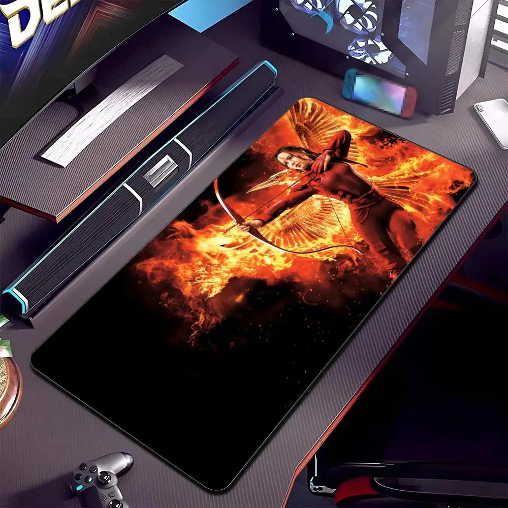 Movie The Hunger Games Phone Mouse Pad Cartoon Lockedge Large Gaming Pad Computer Gamer Keyboard Mat Desk Mousepad PC Desk Pad