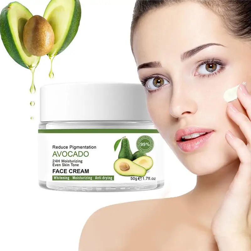 

50ml face Avocado Cream Firming Brightening Rejuvenating Moisturizing Hydrating Face Cream Avocado Face Moisturizing Cream