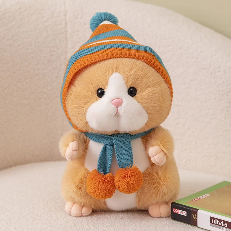 Satter Dudu Cute Cartoon Golden Silk Bear Hamster Plush Toy To Send Girls Children Birthday Holiday Gift High Appearance Level