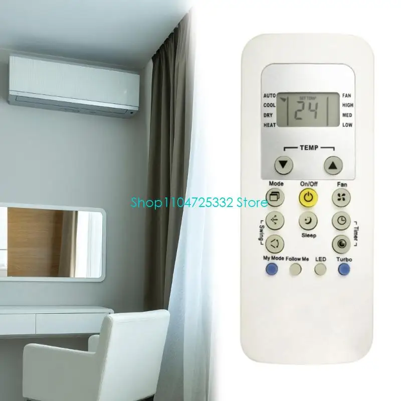 P5EA RG56N-BGEF Air Conditioning Remote Control Replacement for 38MFQ009-3 38MFQ012-3 40MFQ009-3 40MFQ012-3 38QHC020 42QHC026