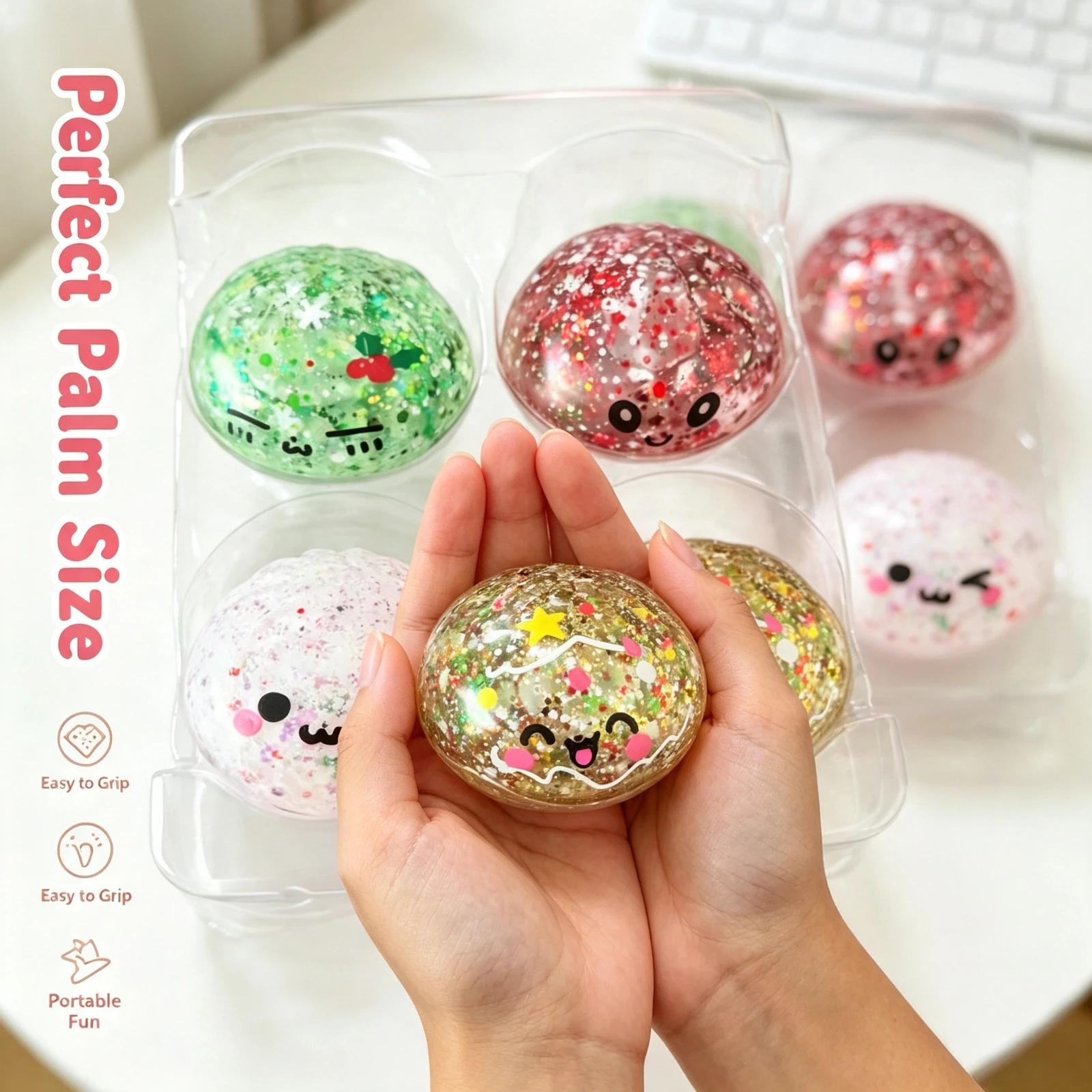 4Pcs Halloween Squishy Toys, Slow Rising Pumpkin Ghost Bat, Stress Relief Kawaii Squeeze Mochi, Fidget Toy Christmas Gift Kids