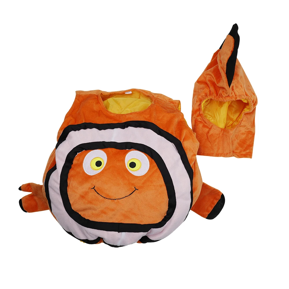 

Рыба Косплей Аниме Поиск Немо Косплей Костюм Дети Рыба-клоун Немо Жилет Комбинезон Костюм для выступлений Костюм на Хэллоуин