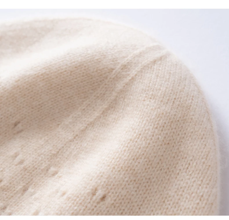 100% Kaschmir Kinder Hut Herbst Winter Koreanischen Stil Gestrickte Baby Nette Wolle Hut Gehörschutz Kopf Hut Jungen und Mädchen hut – Detail 9