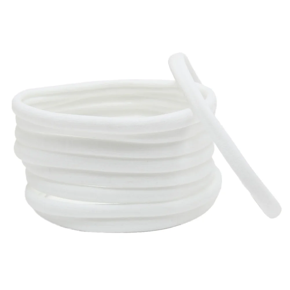 10pcs Seamless Hair Ties Elastic Hair Ring Rope Hair Bands Ponytail Holders Hair Accessory for Baby Kids (Random Color)