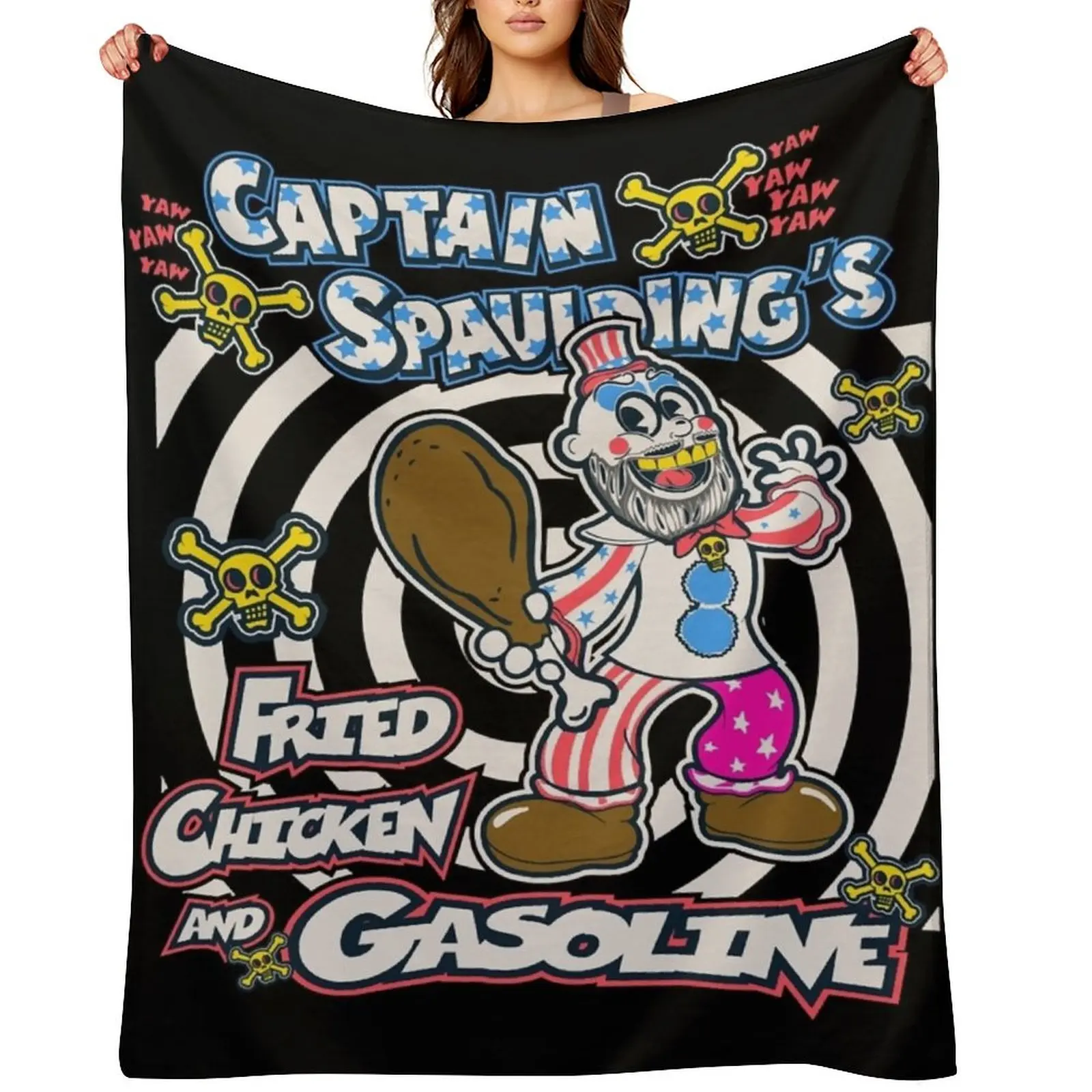 

The House Of 1000 Corpses Mystery Revealed Throw Blanket Travel Soft Beds Nap cosplay anime Blankets