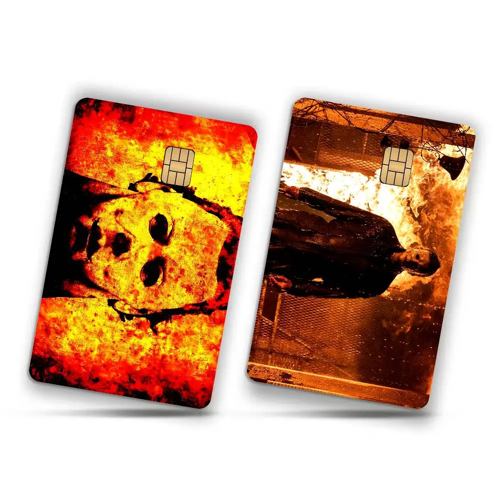 M-Michaels-M-Myers Horror Halloween Movie Anime Cartoon Sticker Film Skin for Credit Card Debit Bank Bus Card
