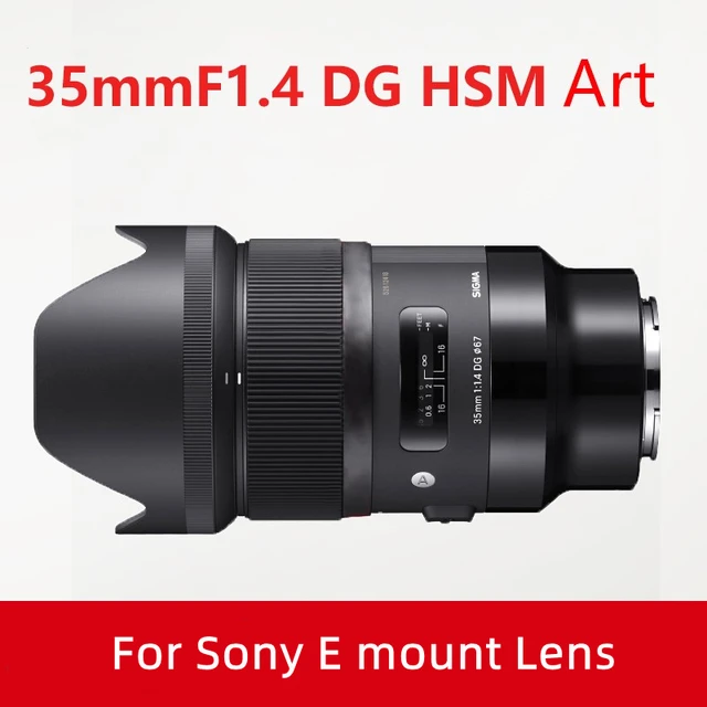 Sigma 35mm f/1.4 DG HSM Art Lens for Sony E mount Lens for Sony A7 A7II  A7M3 A7M4 A7IV A7C A7R A7R3 A7S Camera 35mm F1.4 Lens