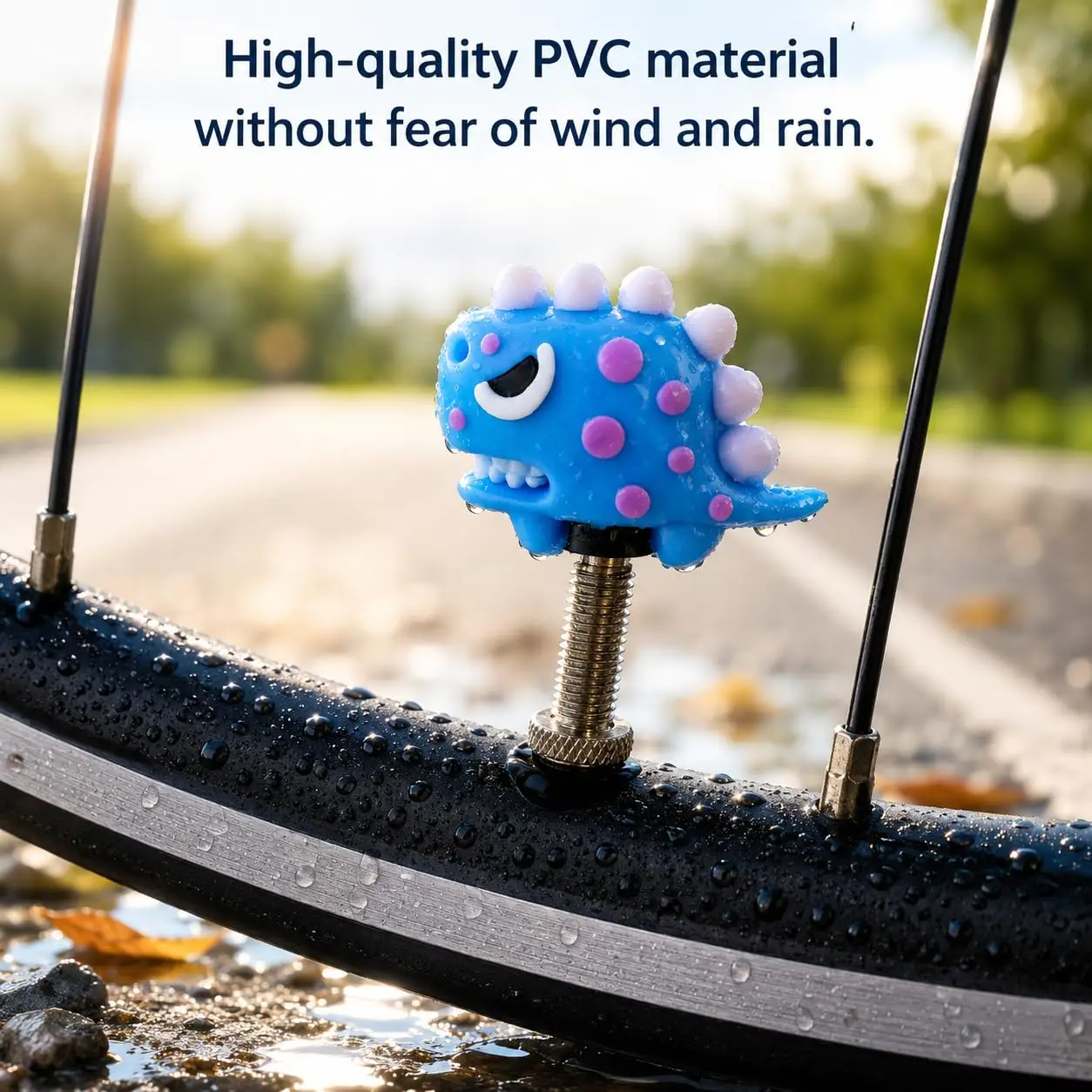 Cartoon Universal Bicycle Valve Core Cap Bike Parts Accessories MTB Road Bike Valve Core Caps French Mouth Tire Valve Cap